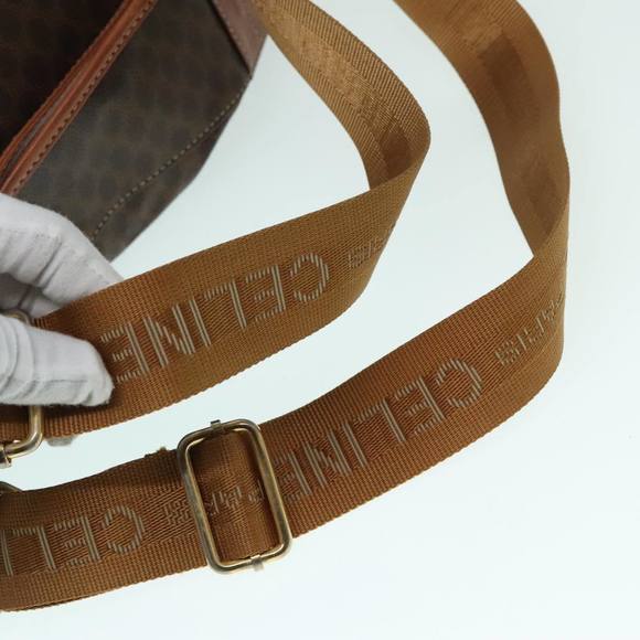 CELINE Macadam Canvas Backpack Brown Gold Auth ep5746 - Picture 11 of 16